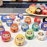  [1 Hộp 4 Bé Nhỏ] Mô Hình Blindbox Pray Dharma Hổ Béo Mini Cầu Phúc May Mắn 