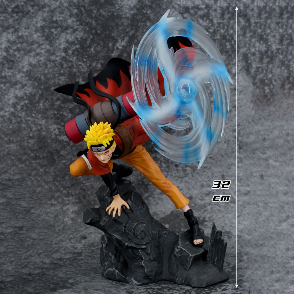  Mô Hình Naruto Xoắn Ốc Maru Trạng Thái Chiến Đấu Cao 32cm 