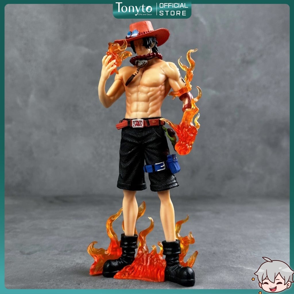  Mô hình One Piece Ace Hỏa Quyền Dáng Đứng Với Tay Lửa Siêu Ngầu 