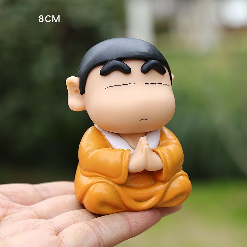  Mô Hình Cậu Bé Bút Chì Shin Chan GK Cosplay Ngồi Thiền 