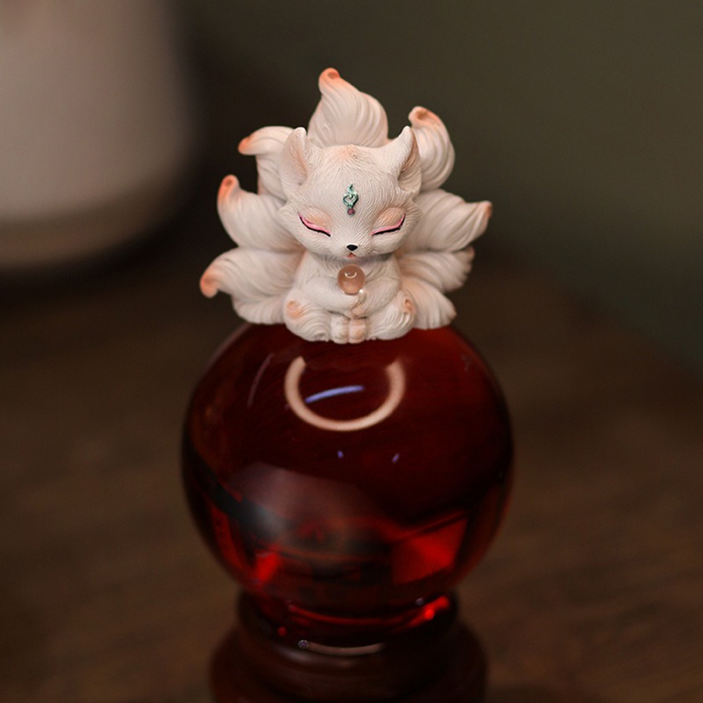  Tượng Cửu Vĩ Hồ Cầm Ngọc Mang Lại May Mắn, Sức Khỏe, Tình Duyên 