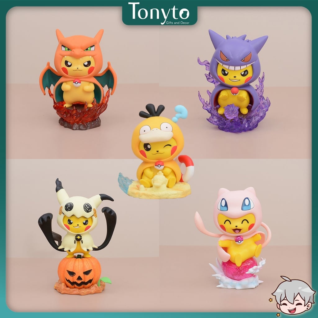  Mô Hình Pikachu Cosplay Các Nhân Vật Trong Pokemon Phiên Bản Nâng Cấp 