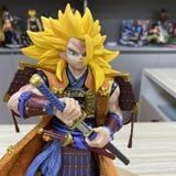  Mô Hinh Dragon Ball Songoku Samurai Super Saiyan 3 Lk Studio 36cm 