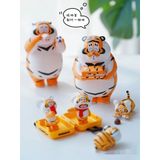  Blind Box Mô Hình Hổ Béo và Tiểu Hổ Cute 