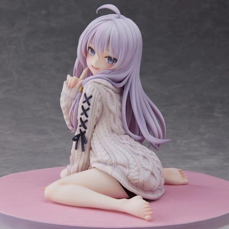  Mô Hình Phù Thủy Elaina Mặc Đầm Đan - Mô Hình Anime Nữ Đáng Yêu, Gợi Cảm 