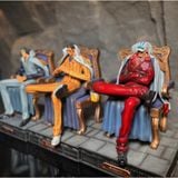  Mô Hình One Piece Đô Đốc Hải Quân Kuzan, Borsalino, Sakazuki Ngồi Siêu Ngầu 