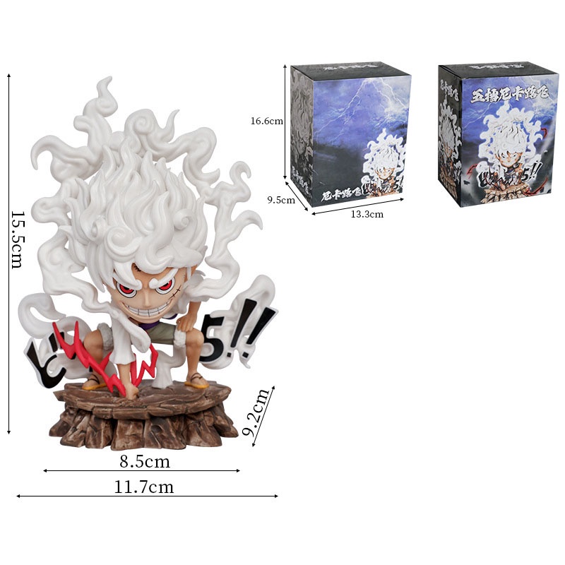  Mô Hình Luffy Gear 5 Siêu Ngầu Trạng Thái Chiến Đấu Cầm Tia Sét Cao 16cm - Mô Hình One Piece FullBox 