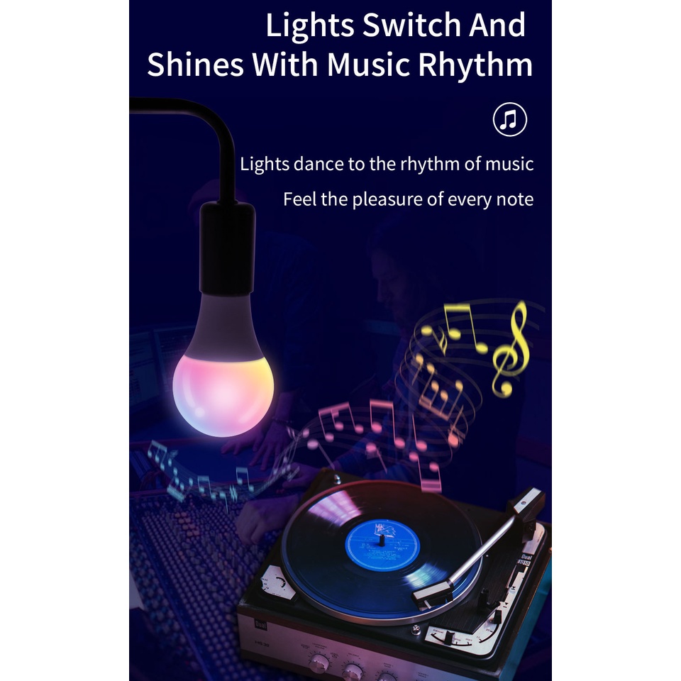 Bombillo LED Inteligente: Ilumina tu Mundo con Color - Bombillo LED inteligente