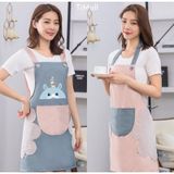  Tạp Dề Nấu Ăn Làm Bếp, Phong Cách Hàn Quốc Tươi Trẻ, Dễ Thương 