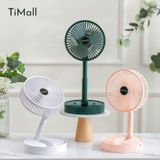  Quạt Mini Gấp Gọn, Quạt Để Bàn 3 Chế Độ Gió, Sạc USB Tích Điện 2000mAh 