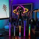  Thanh Led RBG Cảm Biến Theo Âm Thanh, Tự Nhấp Nháy Theo Nhạc - TẶNG Cáp Sạc USB-TypeC 
