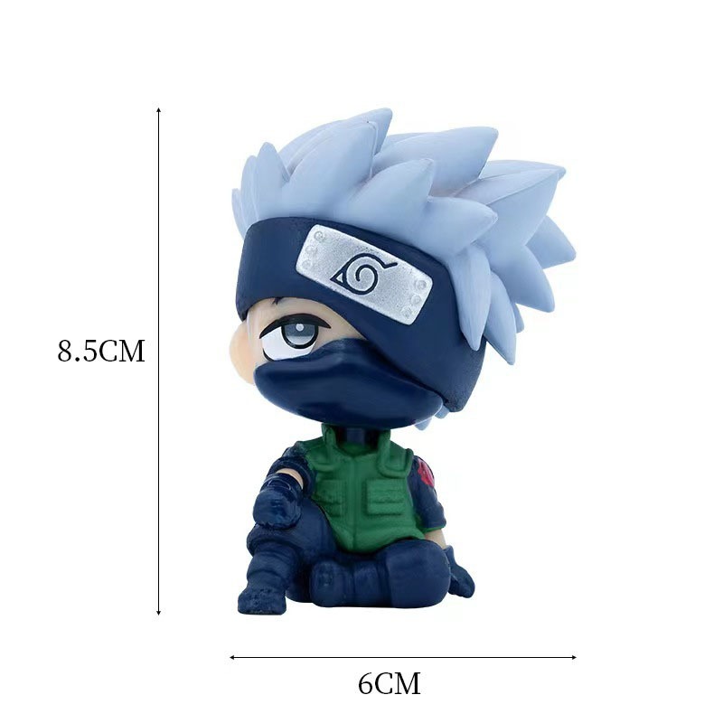  Mô Hình Chibi Naruto, Sasuke, Kakashi, Itachi Đáng Yêu Dùng Trang Trí Bàn Làm Việc, Quà Tặng 