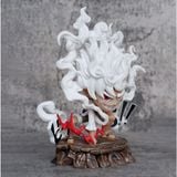  Mô Hình Luffy Gear 5 Siêu Ngầu Trạng Thái Chiến Đấu Cầm Tia Sét Cao 16cm - Mô Hình One Piece FullBox 
