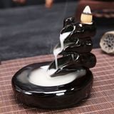  Thác Khói Trầm Hương Chảy Ngược Mini Bằng Gốm Sứ | Thác Xông Trầm Thiết Kế Sáng Tạo 