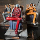  Mô Hình One Piece Đô Đốc Hải Quân Kuzan, Borsalino, Sakazuki Ngồi Siêu Ngầu 