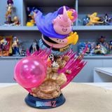 Mô Hình Dragon Ball Mabu Béo Trạng Thái Chiến Đấu Có LED 21cm 