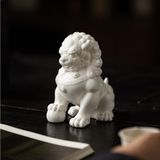  Tượng Sư Tử Bằng Gốm Sứ - Decor Phong Thủy An Yên 