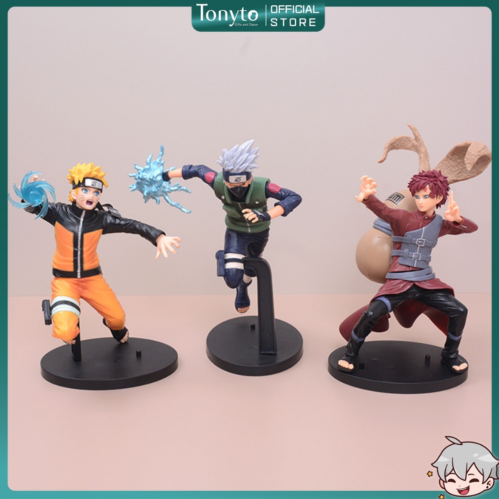  Mô Hình Naruto, Kakashi, Gaara Trạng Thái Chiến Đấu 