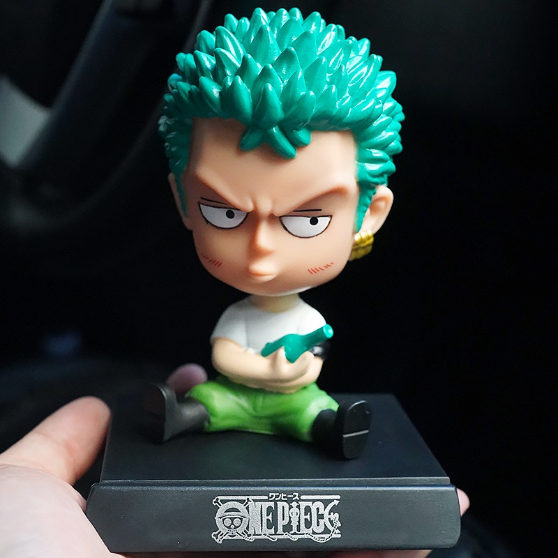  Mô Hình Zoro Chibi Lắc Đầu Siêu Dễ Thương Fullbox | Mô Hình One Piece 