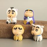  Set 4 Mô Hình Cậu Bé Bút Chì Shin Chan - Trang Trí Tiểu Cảnh, Làm Quà Tặng 