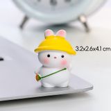  Mô Hình Thỏ Mini Dễ Thương Dùng Trang Trí Tiểu Cảnh, Quà Tặng Sinh Nhật 