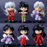  Mô Hình Khuyển Dạ Xoa, Seshomaru, Kagome Phiên Bản Người Và Bán Yêu - Mô Hình Inuyasha Làm Quà Tặng, Quà Lưu Niệm 