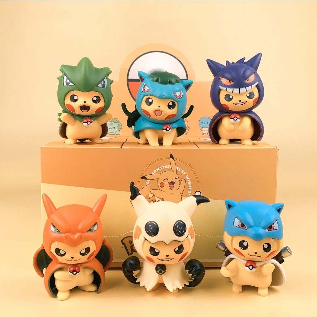  Mô Hình Pikachu Cosplay Nhân Vật Trong Pokemon Siêu Đáng Yêu 