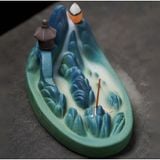  Thác Khói Trầm Hương Chảy Ngược Đồi Núi Bằng Gốm Sứ | Thác Xông Trầm Thiết Kế Sáng Tạo 