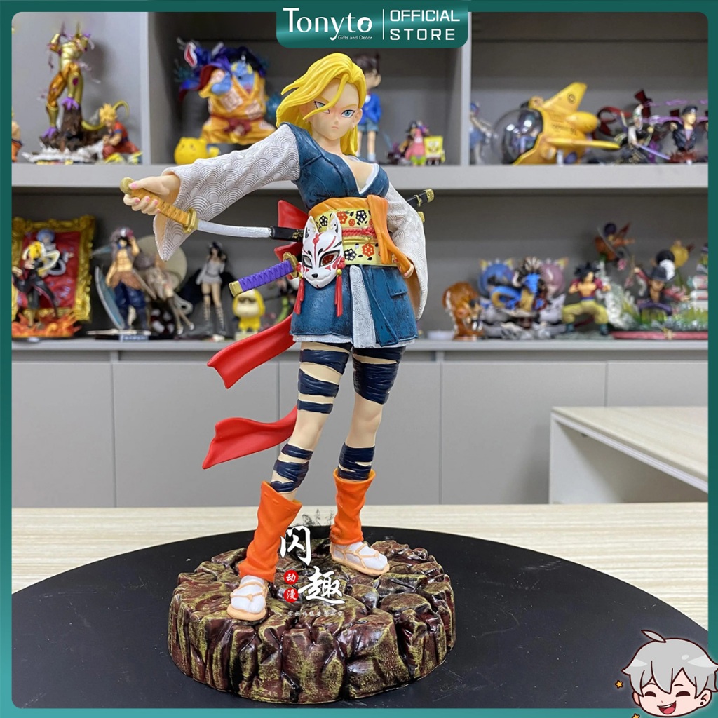  Mô Hình Dragon Ball Android Phong Cách Samurai Anime Nữ 