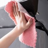  Khăn Lau Bếp Chén Bát 2 Màu Đa Năng Siêu Thấm Hút Sợi Vải Mềm Mại 27x15cm 