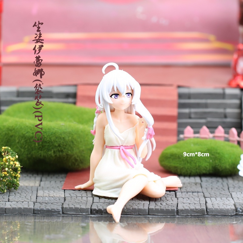  Mô Hình Phù Thủy Elaina Mặc Váy Trắng - Mô Hình Anime Nữ Đáng Yêu, Gợi Cảm 