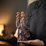  Tượng Đạt Ma Sư Tổ 19cm Bằng Gốm Sứ - Decor Phong Thủy An Yên 