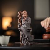  Tượng Đạt Ma Sư Tổ 19cm Bằng Gốm Sứ - Decor Phong Thủy An Yên 