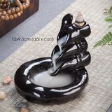  Thác Khói Trầm Hương Chảy Ngược Mini Bằng Gốm Sứ | Thác Xông Trầm Thiết Kế Sáng Tạo 