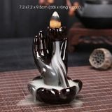  Thác Khói Trầm Hương Chảy Ngược Mini Bằng Gốm Sứ | Thác Xông Trầm Thiết Kế Sáng Tạo 