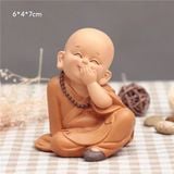  Tượng Chú Tiểu An Nhiên Vui Vẻ Yêu Đời Tự Tại | Trang Trí Bàn Làm Việc, Phòng Ngủ, Phòng Khách, Tiểu Cảnh, Làm Quà Tặng 