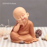  Tượng Chú Tiểu An Nhiên Vui Vẻ Yêu Đời Tự Tại | Trang Trí Bàn Làm Việc, Phòng Ngủ, Phòng Khách, Tiểu Cảnh, Làm Quà Tặng 