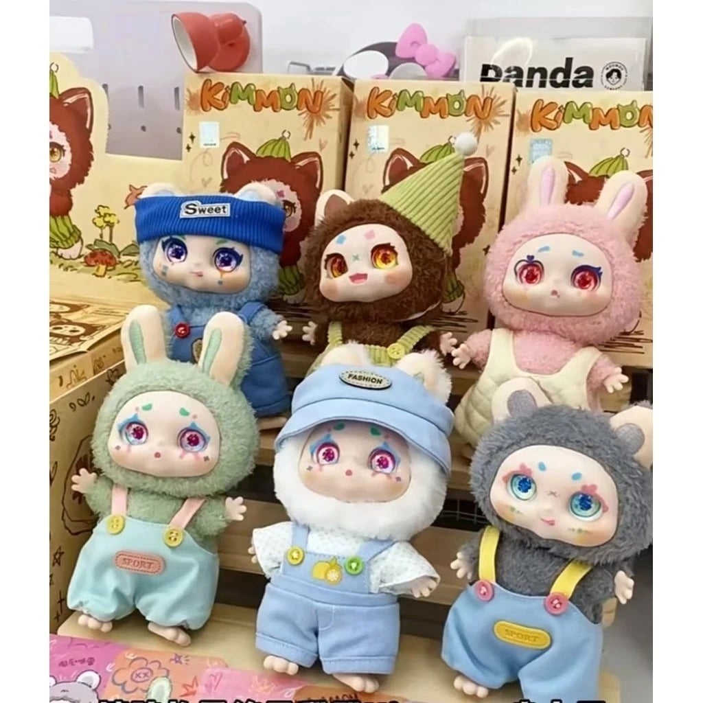  [CHÍNH HÃNG] Blind Box Kimmon V6 I'm Mimon Nguyên Seal - Móc Khóa Gấu Bông Hot Trend 