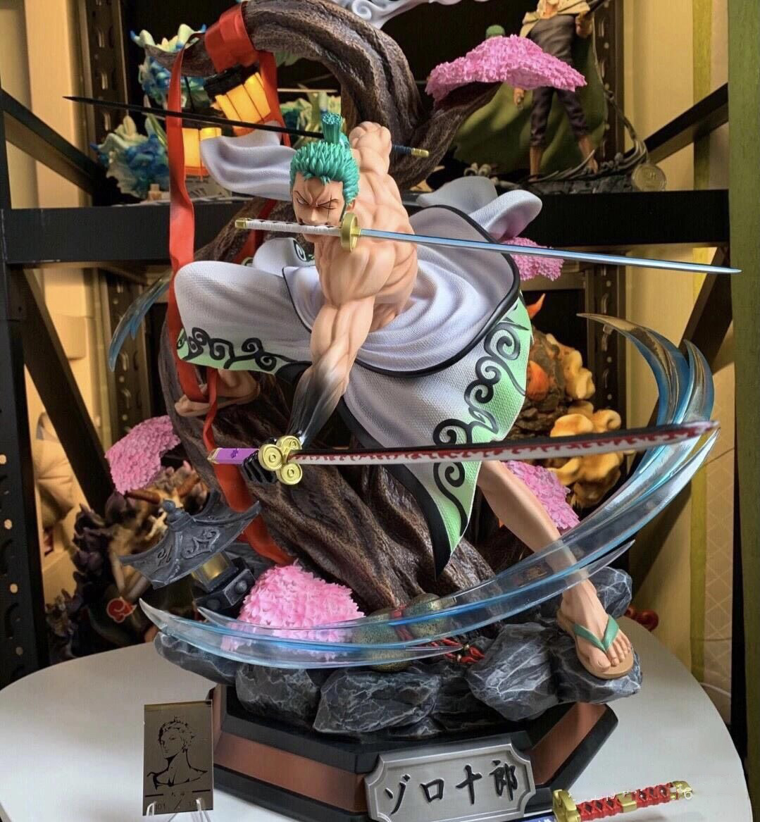  Mô Hình Roronoa Zoro Trạng Thái Chiến Đấu Siêu Ngầu 39cm Fullbox | Mô Hình One Piece Siêu Chất 