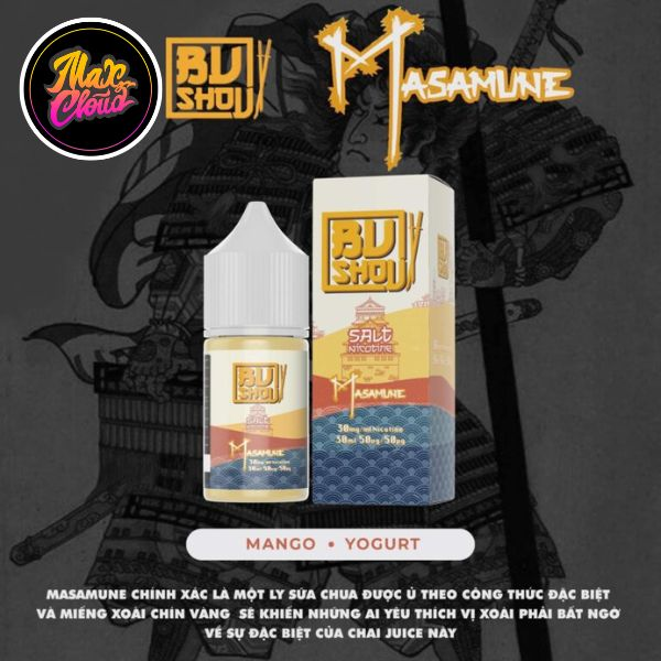  Bushou Saltnic Masamune 30ml - Tinh Dầu Pod Vape Chính Hãng 