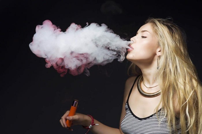 Cách hút vape nhiều khói