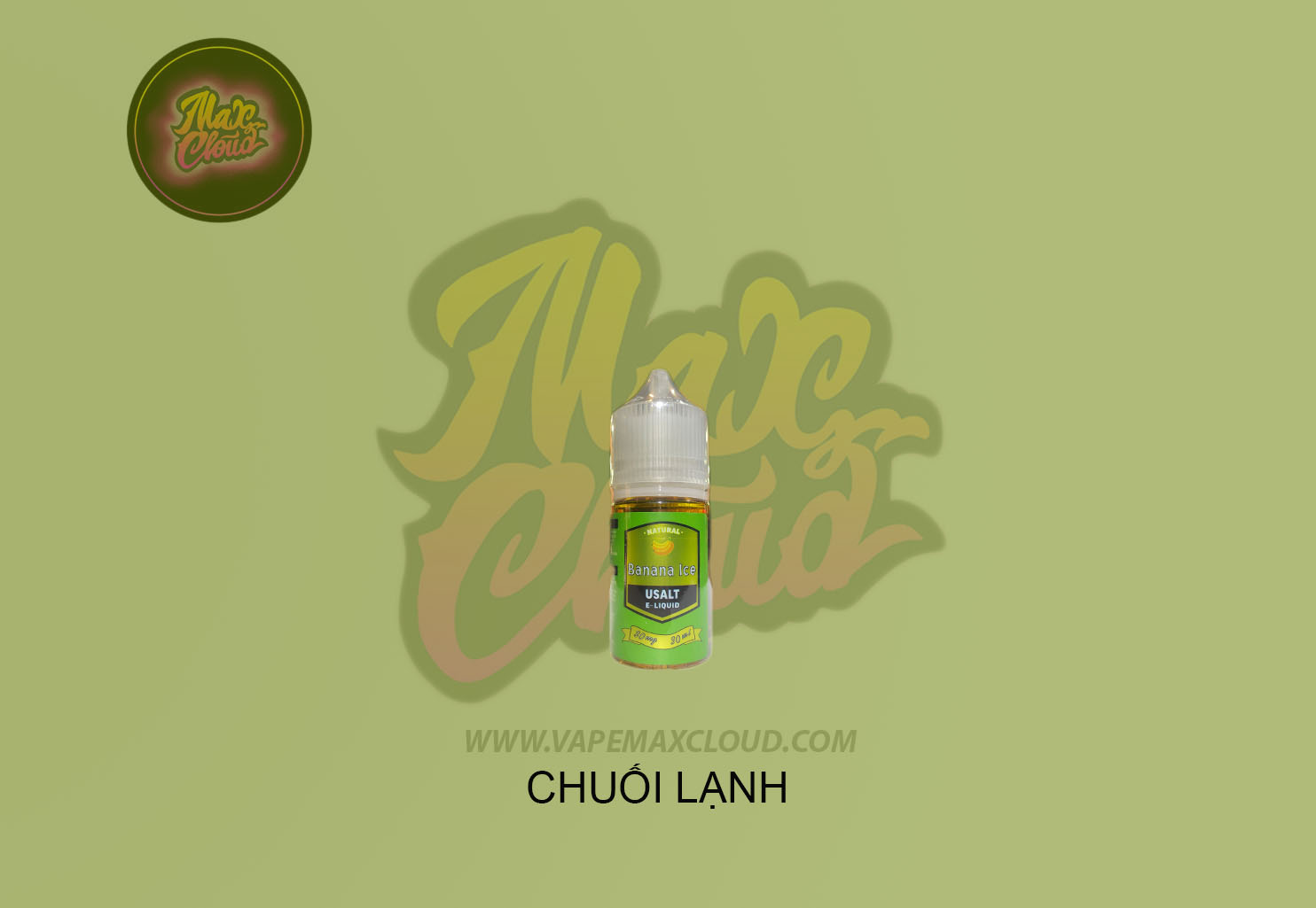 Tinh dầu USALT chuối lạnh 30ml