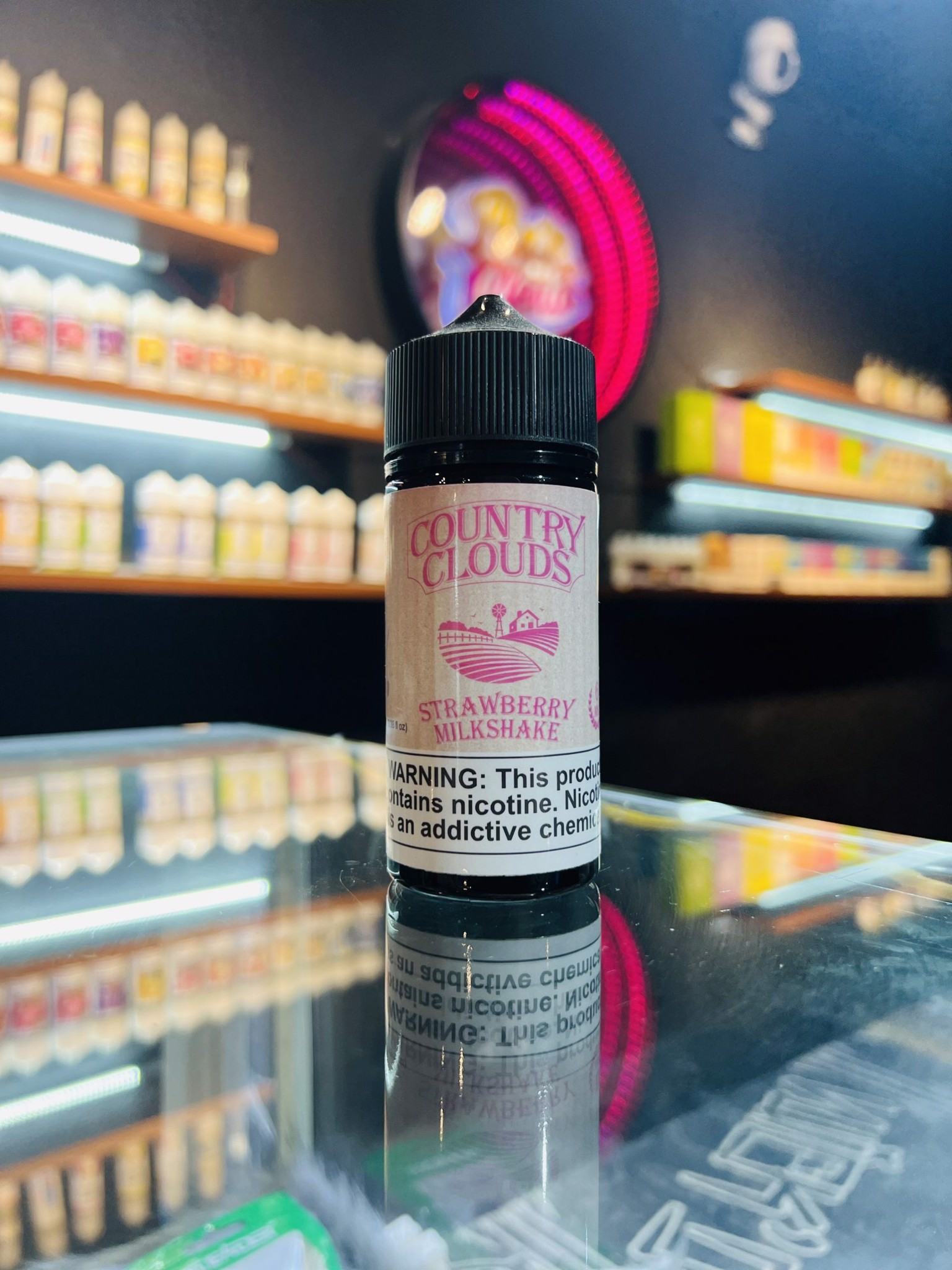 COUNTRY CLOUDS – STRAWBERRY MILK SHAKE 100ML