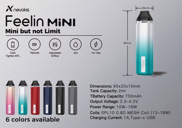  Nevoks Feelin Mini 18W Pod System Kit - Pod Kit Chính Hãng 