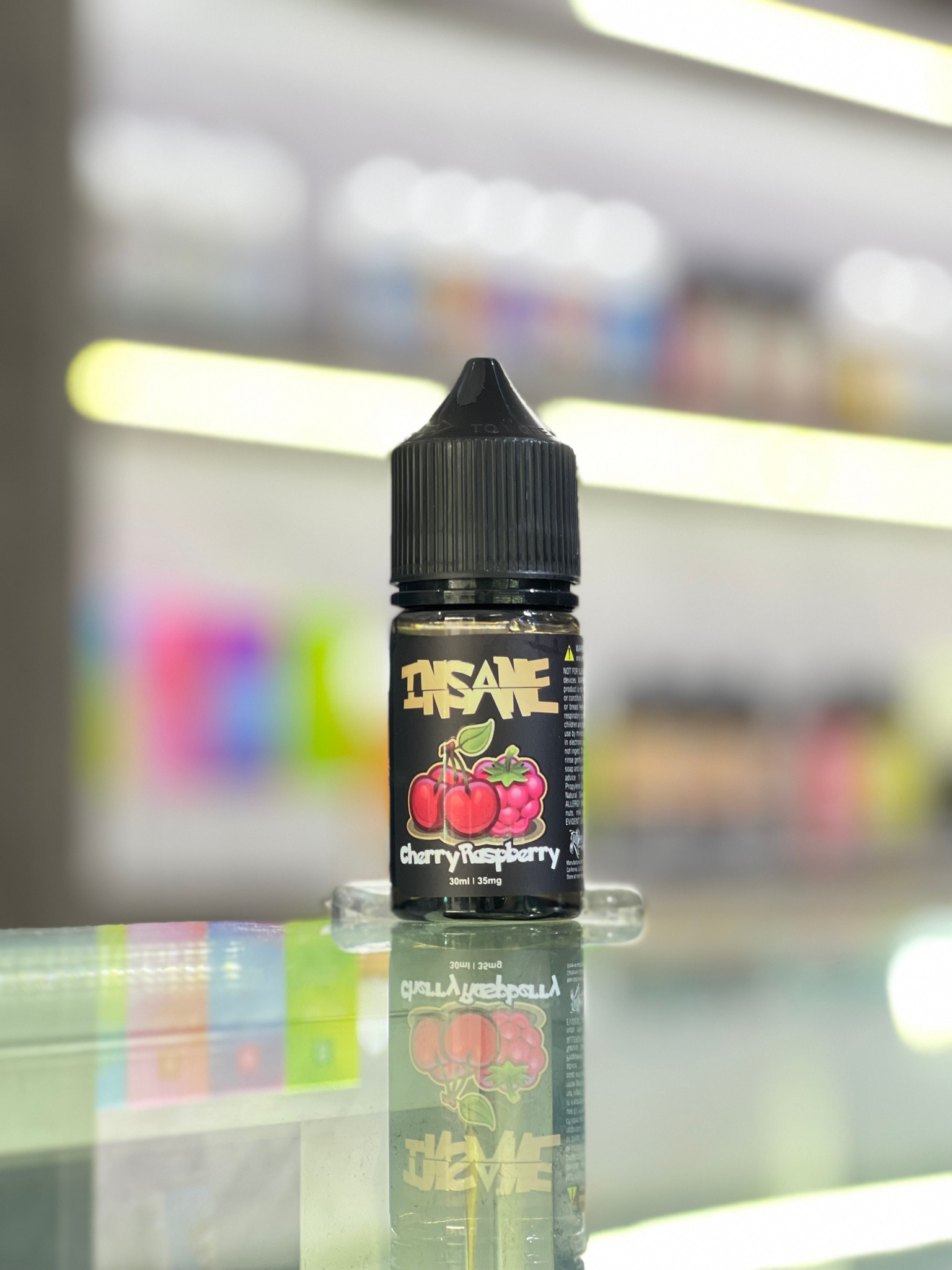  Insane Saltnic Cherry Raspberry 30ml - Tinh Dầu Pod Vape Chính Hãng 