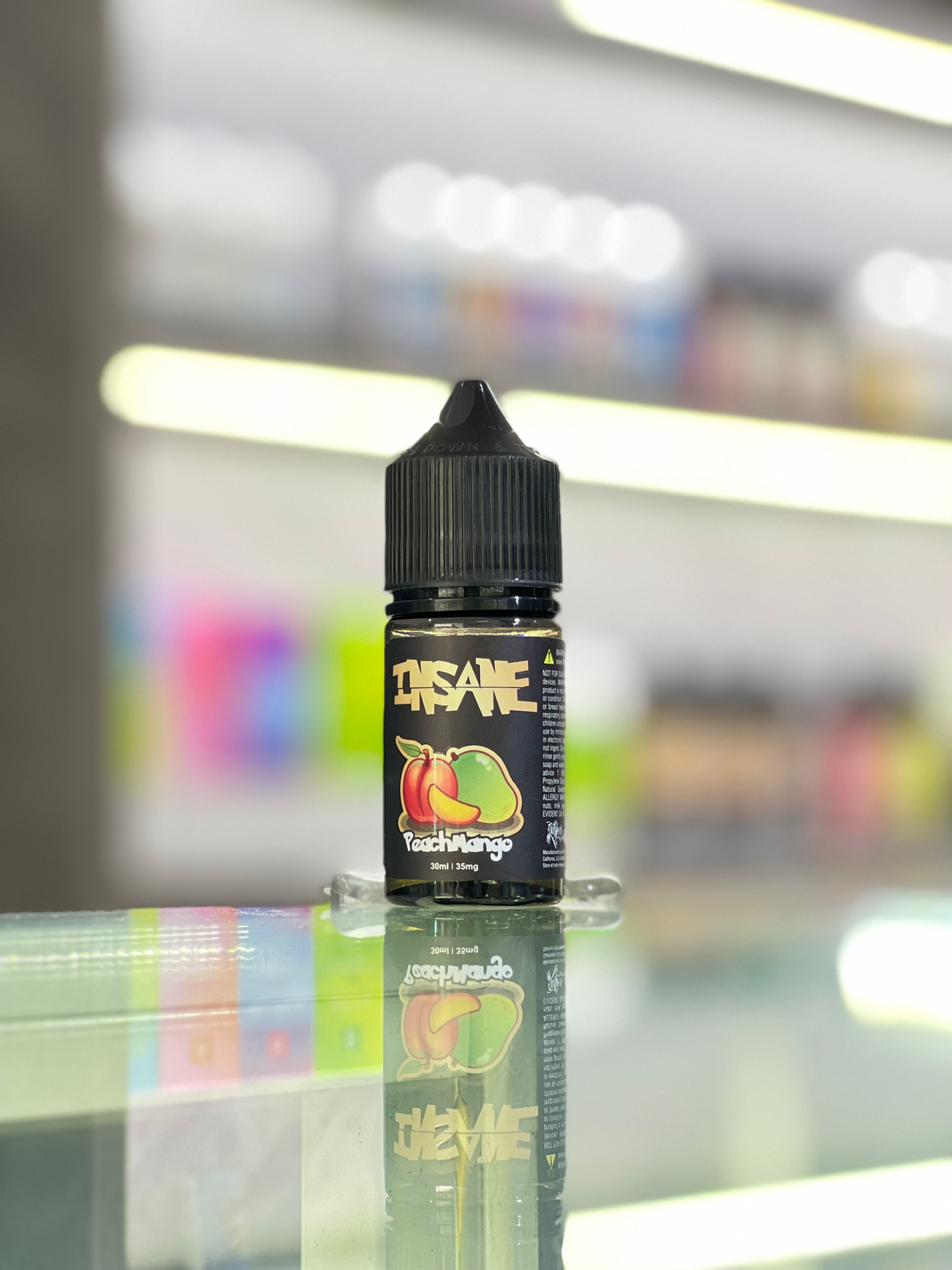  Insane Saltnic Peach Mango 30ml - Tinh Dầu Pod Vape Chính Hãng 