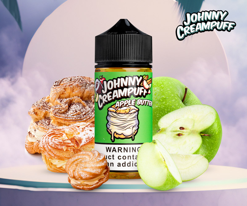  Johnny Creampuff Freebase Apple Butter 100ml - Tinh Dầu Pod Vape Chính Hãng 