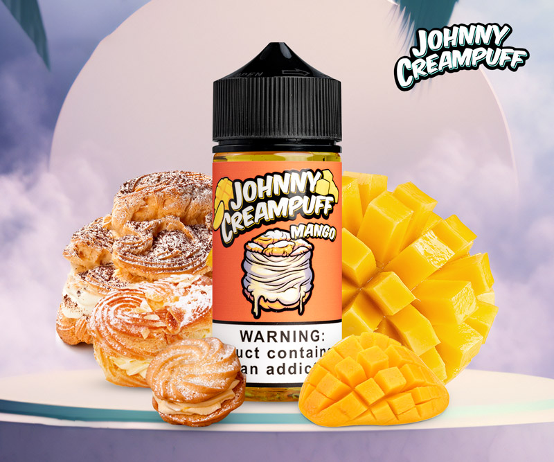  Johnny Creampuff Freebase Mango 100ml - Tinh Dầu Pod Vape Chính Hãng 