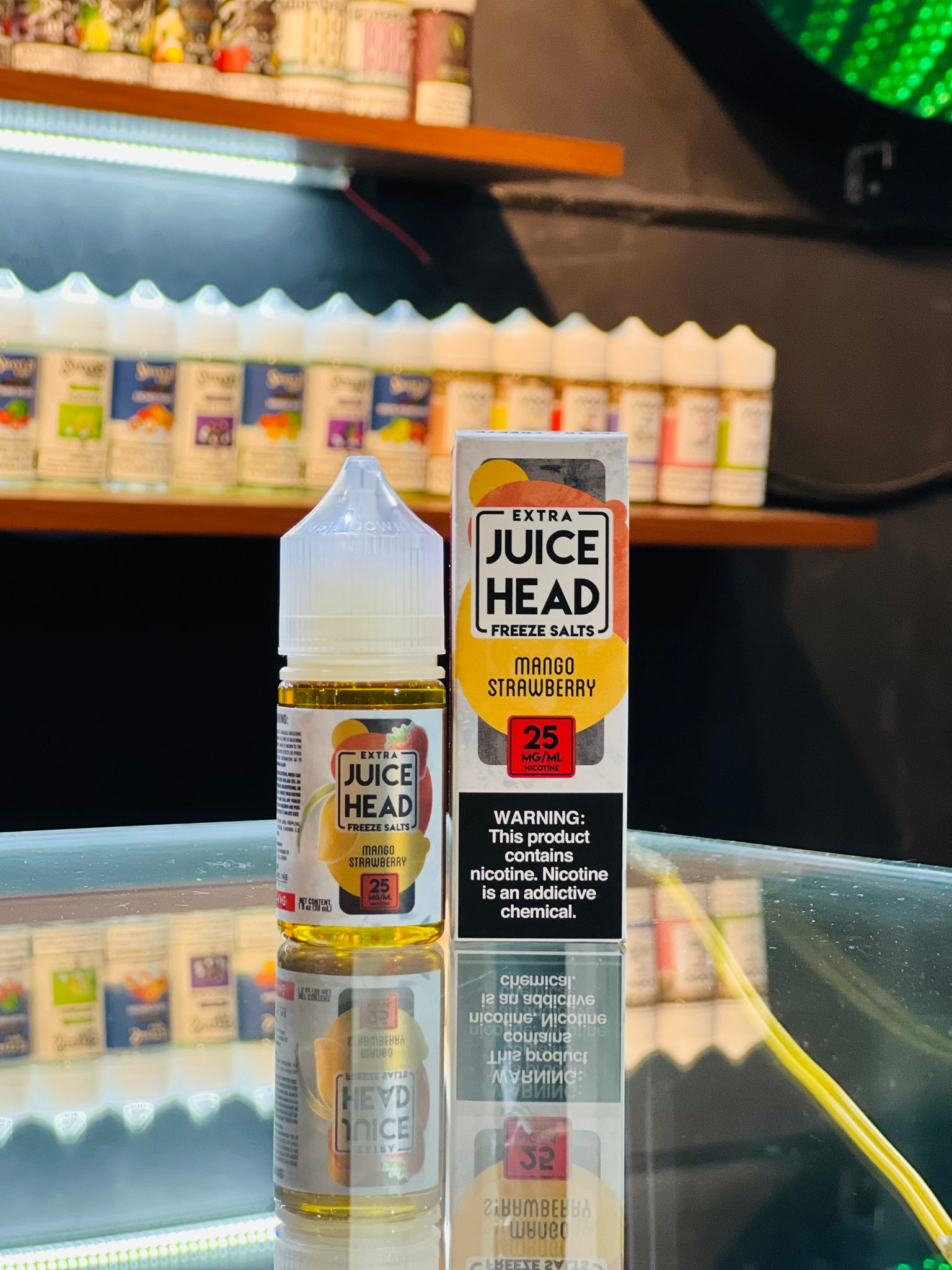  Juice Head Saltnic Mango Strawberry 30ml - Tinh Dầu Pod Vape Chính Hãng 