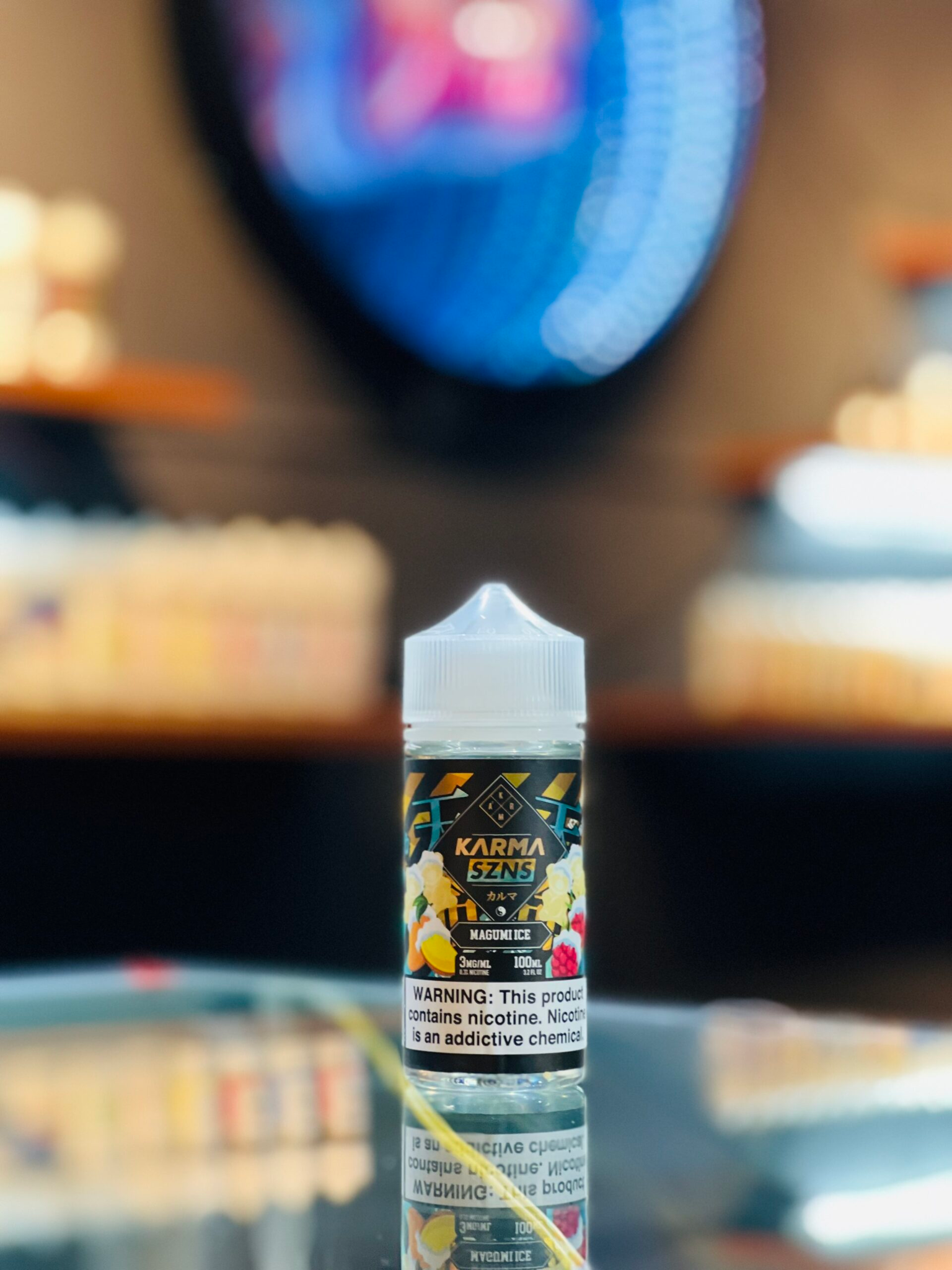  Karma Freebase Magumi Ice Mango Ras Gum 100ml - Tinh Dầu Pod Vape Chính Hãng 